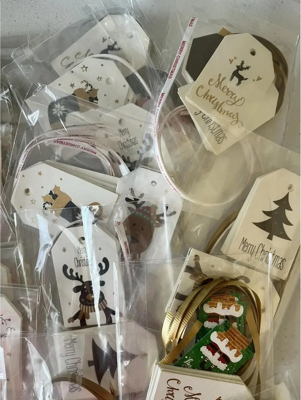 Christmas Tags Ole style Christmas 27 Bags Gift Tag 18-20 tags per  bag
